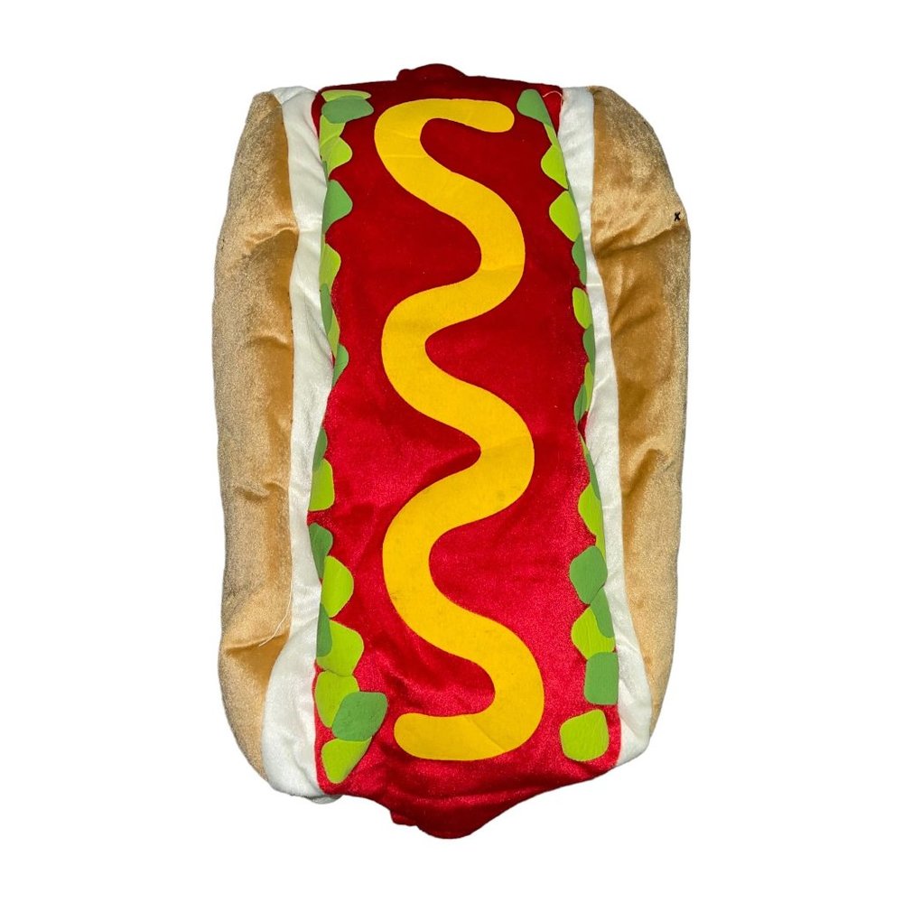 Target Halloween Plush Dog Hot Dog Costume Large Party Adjustable Straps BBQ